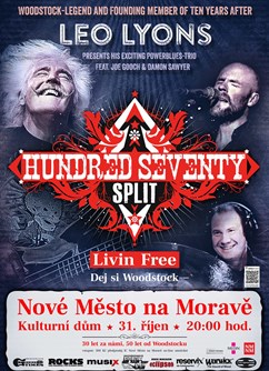 Hundred Seventy Split + Livin Free- Nové Město na Moravě -Kulturák NMnM, Tyršova 1001, Nové Město na Moravě