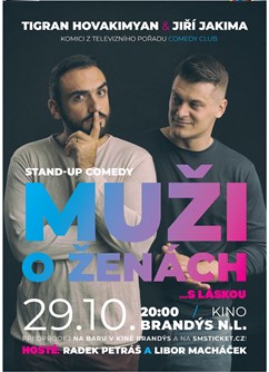 Stand-Up Comedy - Muži o ženách- Brandýs nad Labem-Stará Boleslav -Kino, Karla Tájka 100/2, Brandýs nad Labem-Stará Boleslav