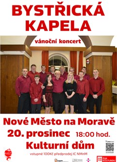 Bystřická kapela- Nové Město na Moravě -Kulturák NMnM, Tyršova 1001, Nové Město na Moravě