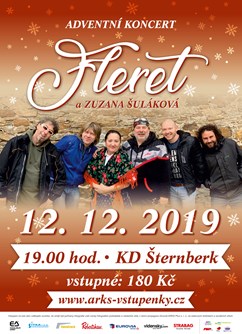 Adventní koncert Fleret a Zuzana Šuláková- Šternberk -Kulturní dům, Masarykova 20, Šternberk