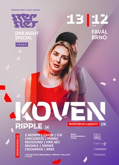 Stepslet w/ Koven- Brno -Favál music circus, Křížkovského 416/22, Brno