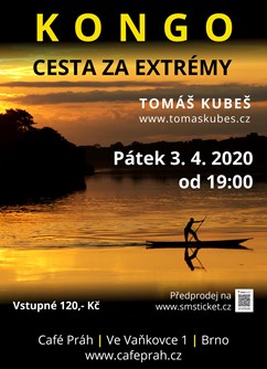 Kongo – cesta za extrémy- Brno -Café Práh, Ve Vaňkovce 1, Brno