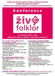 Konference Živý folklor s jarmarkem a módní přehlídkou