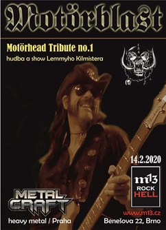 Motörblast - no. 1 Motörhead Tribute- koncert v Brně -m13 rock hell, Benešova 22, Brno