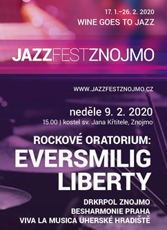 Eversmilig Liberty: rockové oratorium- Znojmo -Kostel sv. Jana Křtitele Znojmo, Masarykovo náměstí, Znojmo