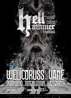 Hellhammer festival 2020 Ostrava- WELICORUSS [RU], VANE [PL], PURNAMA [CZ], KAZGAROTH [CZ] -BARRÁK music club, Havlíčkovo Nábřeží 28, Ostrava