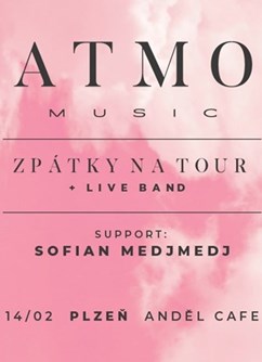 ATMO music - Sofian Medjmedj- koncert v Plzni -Anděl Café, Bezručova , Plzeň