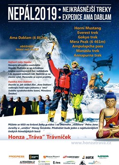 Nej treky Nepálu & Expedice Ama Dablam (6812 m) / Honza T.- Brno -Expediční klubovna, Jezuitská 1, Brno