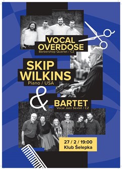 Skip Wilkins & Bartet + Vocal Overdose- Brno -Klub Šelepka, Šelepova 1, Brno