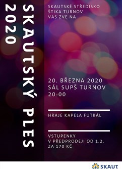 Skautský ples 2020- Turnov -SUPŠ Turnov, Skálova 373, Turnov