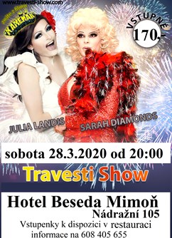Travesti Show - Mimoň- Mimoň -Hotel Beseda, Nádražní 105, Mimoň