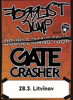 Koncert GATE Crasher a Forrest Jump- Double Gang tour- Litvínov -Attic Music Club, Ukrajinská 283, Litvínov