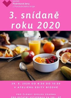 3. Snídaně v roce 2020 - Pardubice -Fotoateliér Edit B. Photo, Pražská 179, Pardubice