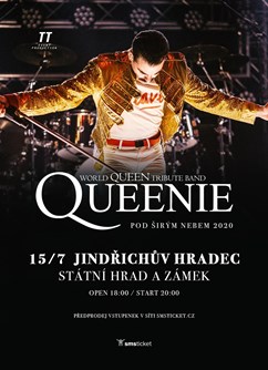 Queenie pod širým nebem 2020- koncert Jindřichův Hradec -Státní hrad a zámek, Dobrovského 1, Jindřichův Hradec