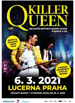 Killer Queen /UK/- Praha -Lucerna - Velký sál, Štěpánská 1, Praha