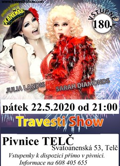 Travesti Show - Telč- Telč -Pivnice Telč, Svatoanenská 53, Telč