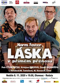 Láska v přímém přenosu- Olomouc -Reduta, Horní náměstí 23, Olomouc