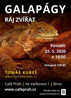 Galapágy – ráj zvířat – Brno- Brno -Café Práh, Ve Vaňkovce 1, Brno