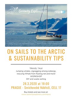 On Sails to the Arctic & Sustainability tips- Praha -Kobka č. 17 - Náplavka, Hořejší nábřeží, Smíchov, Praha