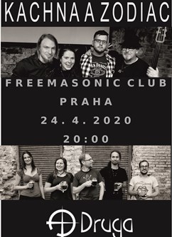 Kachna a Zodiac & Druga- Praha -FreeMasonic Club, Týnská 10, Praha
