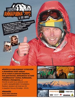 Online: Expedice Annapurna (8091 m) / Honza Tráva Trávníček- Brno -Expediční klubovna, Jezuitská 1, Brno
