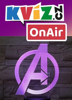 Kvíz OnAir - Avengers- Online -Chytrý kvíz.cz, celá ČR, Online