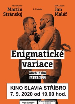 ENIGMATICKÉ VARIACE aneb láska až za hrob- Stříbro -Kino Slavia, Benešova 587, Stříbro