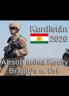 Airsoftová akce Kurdistán 2026- Brandýs nad Orlicí -Airsoft aréna BnO, Kouty, Brandýs nad Orlicí