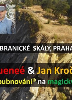 Bubnování na magických místech: Branické skály- Praha -Branické skály - Vávrova vyhlídka, Braník, Praha