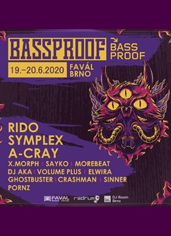 BASSPROOF - summer opening l *sobota*- Brno -Favál music circus, Křížkovského 416/22, Brno