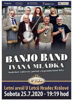 Banjo Band Ivana Mládka- Hradec Králové -Letní areál U Letců, Jana Černého 109, Hradec Králové