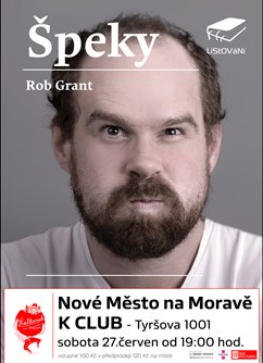 LiStOVáNí.cz: Špeky (Rob Grant)- Nové Město na Moravě -Kulturák NMnM, Tyršova 1001, Nové Město na Moravě