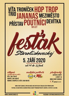 Starolískoveckej fesťák 2020- Brno -Starý Lískovec, Elišky Přemyslovny, Brno