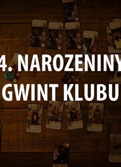 4. narozeniny Gwint Klubu- Praha -TJ Sokol Zlíchov, Nad Zlíchovem 255/5, Praha