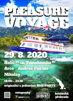We Love The Boat | Pleasure Voyage | Holic b2b Yomakomba- Brno -Brněnská přehrada, Přístavní, Brno