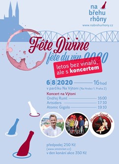 Festival vína letos bez vinařů, ale s KONCERTEM- Praha -Na břehu Rhony - Výtoň, Na Hrobci 1, Praha