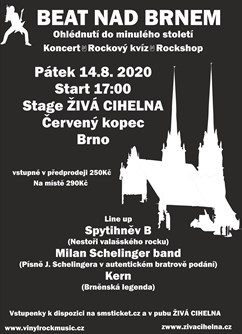 Koncert [Open Air] | Beat nad Brnem - ohlédnutí do 80. let- Brno -Živá cihelna, Stráň 2, Brno