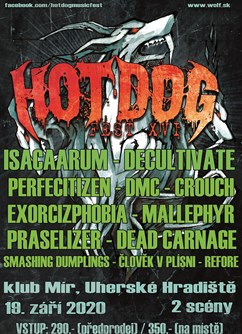 Hot Dog fest XVI- Uherské Hradiště- benefiční metalový festival -Klub Mír, nám. Míru 76, Uherské Hradiště