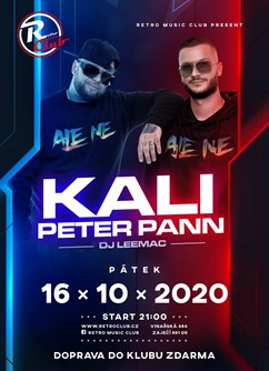Kali a Peter Pann - Zaječí -Retro Music Club, Vinařská, 484, Zaječí