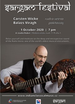 Sargam Festival: Carsten Wicke (rudra vína)- Praha -A Studio Rubín, Malostranské náměstí 9, Praha Sargam Festival: Carsten Wicke (rudra vína)- Praha -A Studio Rubín, Malostranské náměstí 9, Praha