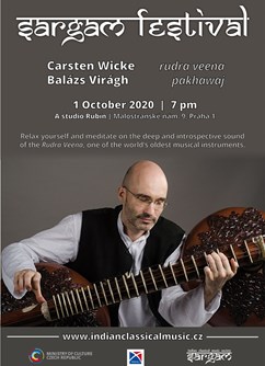 Sargam Festival: Carsten Wicke (rudra vína)- Praha -A Studio Rubín, Malostranské náměstí 9, Praha