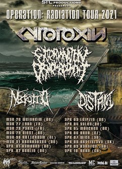 Cytotoxin, Extermination Dismemberment, Necrotted, Distant- Brno -Melodka, Kounicova 20/22, Brno