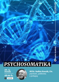 Webinář: Radkin Honzák – Psychosomatika - Online -Live stream, online přenos, Online