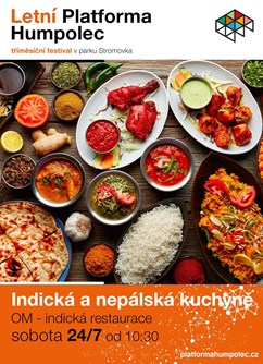 Indická a nepálská kuchyně / sobotní brunch- Humpolec -Park Stromovka, Kamarytova, Humpolec