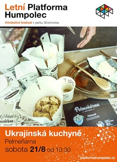 Ukrajinská kuchyně / sobotní brunch- Humpolec -Park Stromovka, Kamarytova, Humpolec