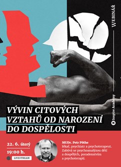 Webinář: Vývin citových vztahů od narození do dospělosti - Online -Live stream, online přenos, Online