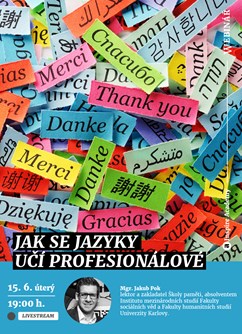 Webinář: Jak se jazyky učí profesionálové- Online -Live stream, online přenos, Online