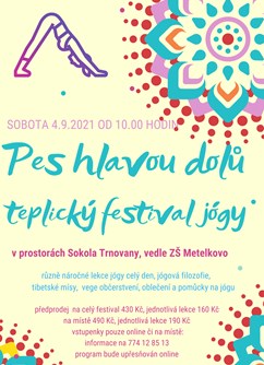 Pes hlavou dolů - teplický jógový festival- Teplice -Sokol Trnovany, Palackého 27, Teplice