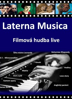 Laterna Musica - Filmová hudba live- Praha -Scéna Gloriet, Borová 1532/8, Praha