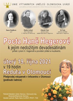 Pocta Haně Hegerové- Olomouc -Reduta, Horní náměstí 23, Olomouc